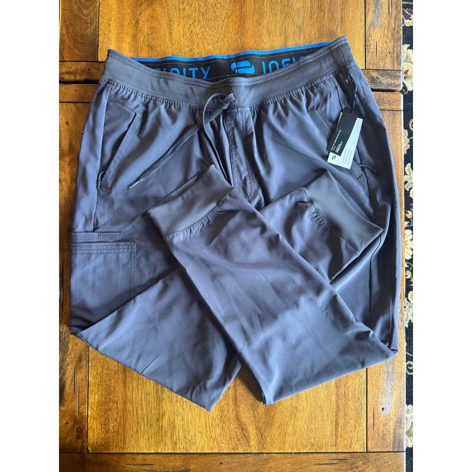 Nwt Infinity Jogger Pants Xl Gray Stretch Drawstring